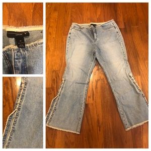 Plus Size Hoop Jeans